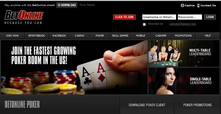 Play at BetOnline Poker Now